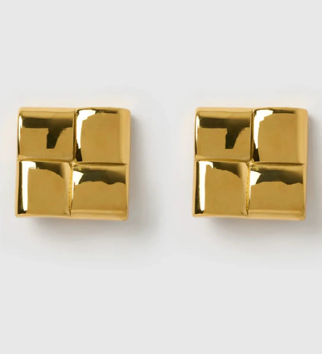 Maya | Glänzende Gold-Ohrringe Zendoo.de