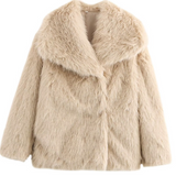 Luxuriöse Kunstfelljacke – Eleganz trifft auf Wärme