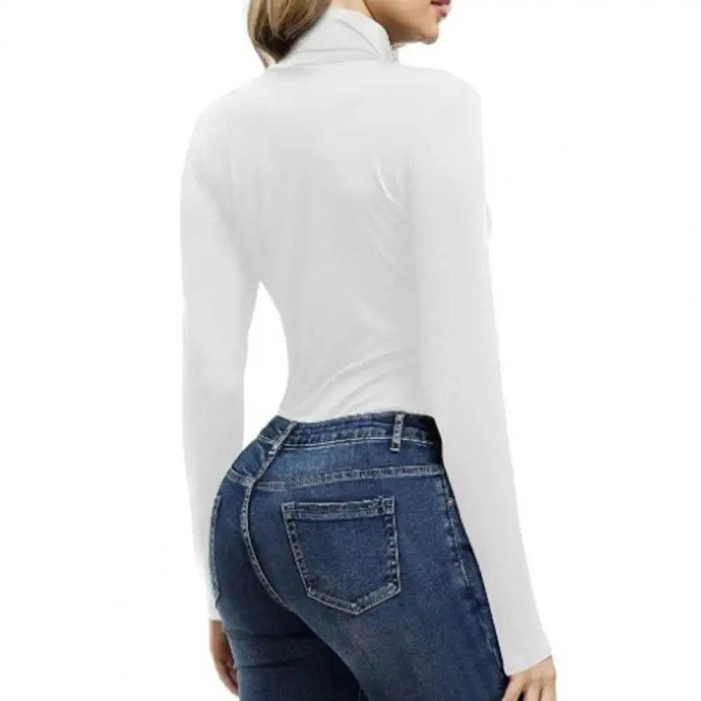 Senna | Eleganter langärmeliger Rollkragenpullover Zendoo.de