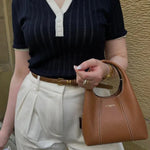 Laura | Stylish Strick Polo Shirt mit Kragen in Slim Fit Zendoo.de