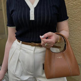 Laura | Stylish Strick Polo Shirt mit Kragen in Slim Fit Zendoo.de