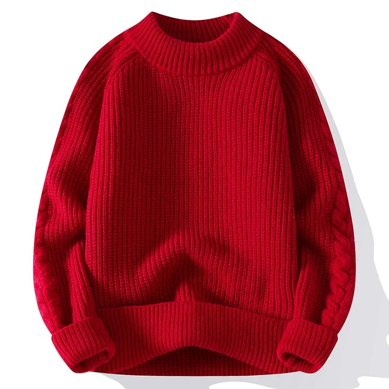 Elliot | klassischen Grobstrickpullover