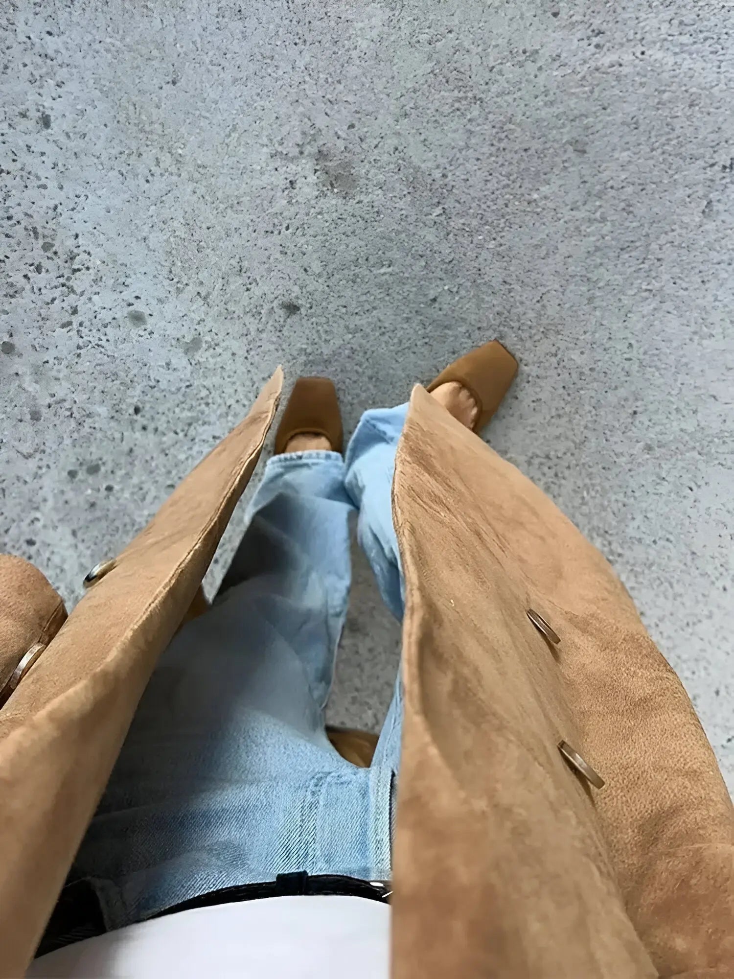 Elena | Suede Trenchcoat Zendoo.de