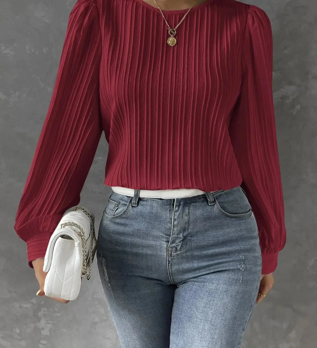 Emma | Zeitlos Elegante Bluse Zendoo.de