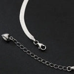 Sophie | Zeitloses Clara Fußkettchen in  Silber Zendoo.de