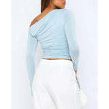 Käthe | Schickes Twisted Long Sleeve Top für Frauen