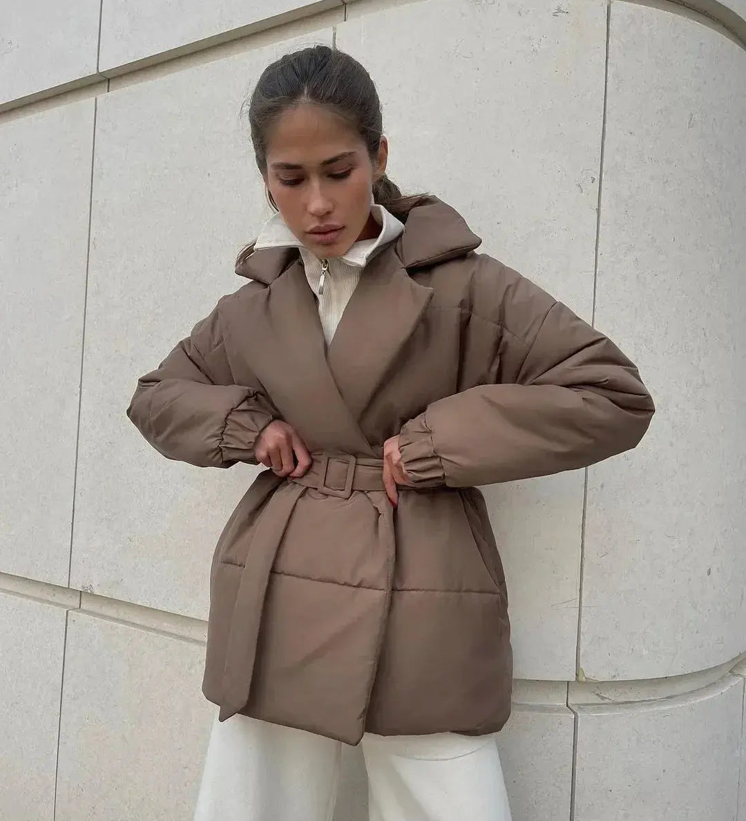 Senna | Pufferjacke - Mit Gürtel Zendoo.de