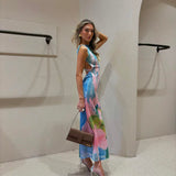 Hannelore | Sinnliches Maxikleid mit verführerischem Rückenausschnitt