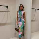 Hannelore | Sinnliches Maxikleid mit verführerischem Rückenausschnitt