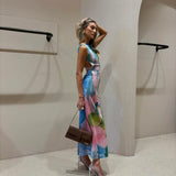 Hannelore | Sinnliches Maxikleid mit verführerischem Rückenausschnitt