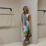 Hannelore | Sinnliches Maxikleid mit verführerischem Rückenausschnitt