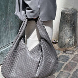 Charlyne | Große geflochtene Hobo-Tasche