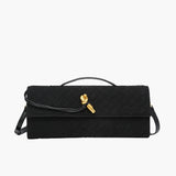 Finja | Geflochtene Clutch aus Kunstleder