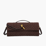 Finja | Geflochtene Clutch aus Kunstleder