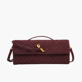 Finja | Geflochtene Clutch aus Kunstleder