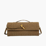 Finja | Geflochtene Clutch aus Kunstleder