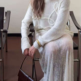 Pullover Damen Oversize Strickpullover Herbst Winter Casual Streetwear