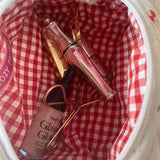 Kira | Charmante Kosmetiktasche mit Kirschmuster