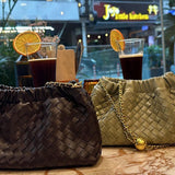 Mave | Luxuriöse Damen-Tasche mit goldener Kette