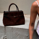 Zella | Luxuriöse Damen-Handtasche aus Wildleder