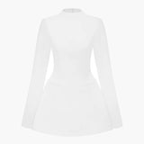 Elegantes Mini Kleid mit langem Arm und taillierter Passform