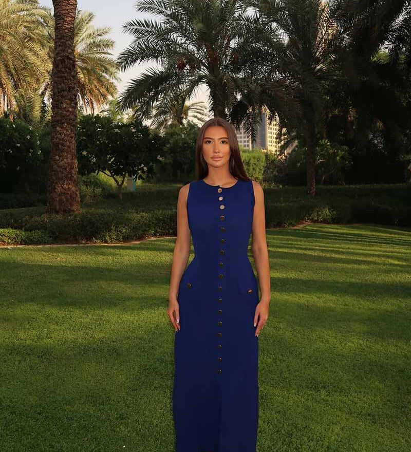 Zeitloses Fließendes Maxikleid In Voller Länge Für Frauen