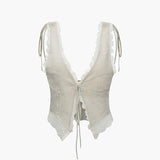 Emily | Spitzen-Crop-Top