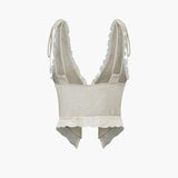 Emily | Spitzen-Crop-Top