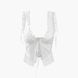 Emily | Spitzen-Crop-Top