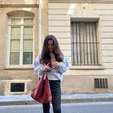 Caroly | Minimalistische Schultertasche aus Kunstleder