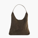 Olga | Minimalistische Schultertasche aus Wildleder