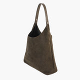 Olga | Minimalistische Schultertasche aus Wildleder