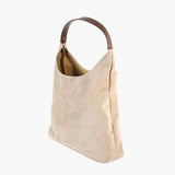 Olga | Minimalistische Schultertasche aus Wildleder