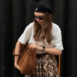 Lesley | Schultertasche aus Kunstleder