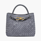 Frauke | Geflochtene Damen-Tasche aus Wildleder