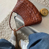 Liese | Schultertasche mit geflochtenem Design