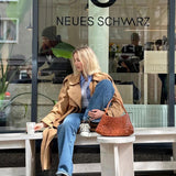 Liese | Schultertasche mit geflochtenem Design