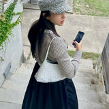 Liese | Schultertasche mit geflochtenem Design