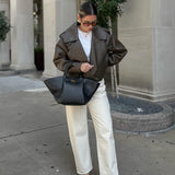 Ostara | Geräumige Damen-Shopper aus Kunstleder