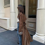 Ella | Wildleder Trenchcoat Zendoo.de