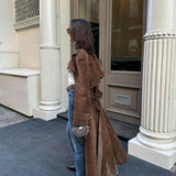 Ella | Wildleder Trenchcoat Zendoo.de