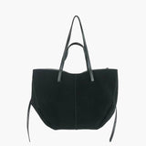 Pauline | Geräumige Damen-Shopper-Tasche aus Wildleder