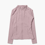 Damen Sportjacke – Leichte Fitnessjacke mit Reißverschluss