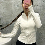 Damen Sportjacke – Leichte Fitnessjacke mit Reißverschluss