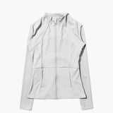 Damen Sportjacke – Leichte Fitnessjacke mit Reißverschluss