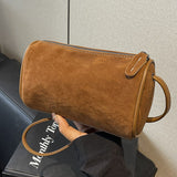 Emily | Elegante Schultertasche aus Wildleder