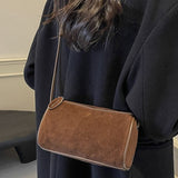 Emily | Elegante Schultertasche aus Wildleder