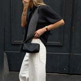 Almina | Minimalistische Damen-Tasche aus Kunstleder