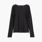 Selina | Langarm-Spitzenoberteil