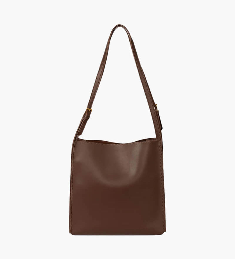 Stella | Minimalistische Schultertasche aus Kunstleder